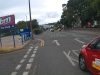 MT18 OND | Taxi driver close passes cyclist on approach to traffic lights