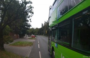 YE69 YGW | First Leeds Bus driver in dangerous close pass of cyclist in Menston