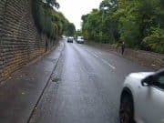 MR56 JMR | A6025 Elland Road : Close pass by Citroen in the rain