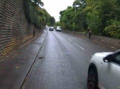 MR56 JMR | A6025 Elland Road : Close pass by Citroen in the rain