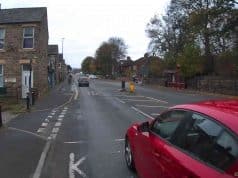 SL10 HFB | A644 Huddersfield Road : Dangerous close pass at traffic island