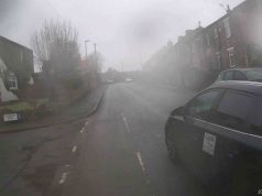 LJ65 YBA | B6120 : Close pass in wet conditions ends in driver education