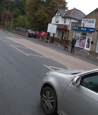 VE10 UKA | Driver of Volkswagen Golf gets too close for comfort